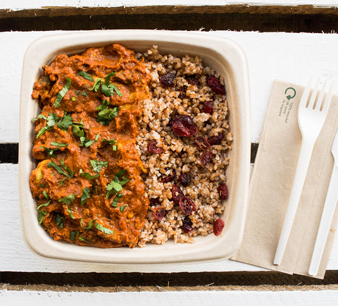 Chicken Tikka Masala with Cranberry Bulgar Wheat