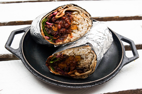 BBQ Jerk Chicken Burrito